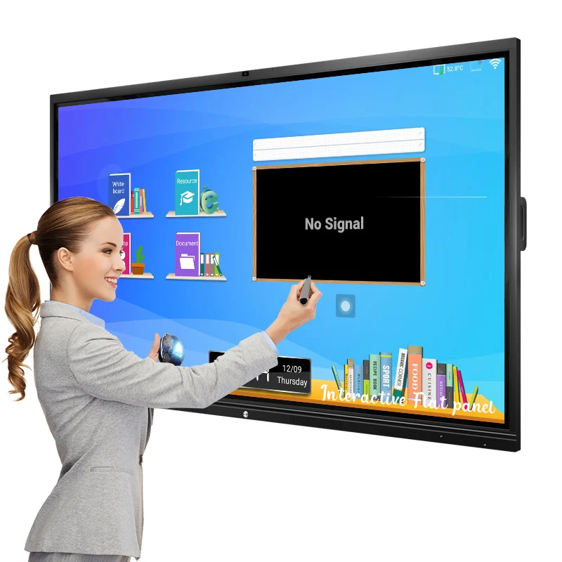 China 4K IFP All in One Smart Board Digital Interactive Flat Panel Dual System With OPS