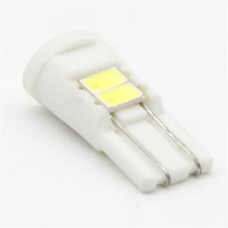 12V Car LED Bulb T10 5730 6 SMD 6LED 5630 Ceramic Auto Led License Plate Light W5W 194 168 Car Door Led Reverse Bulbs White