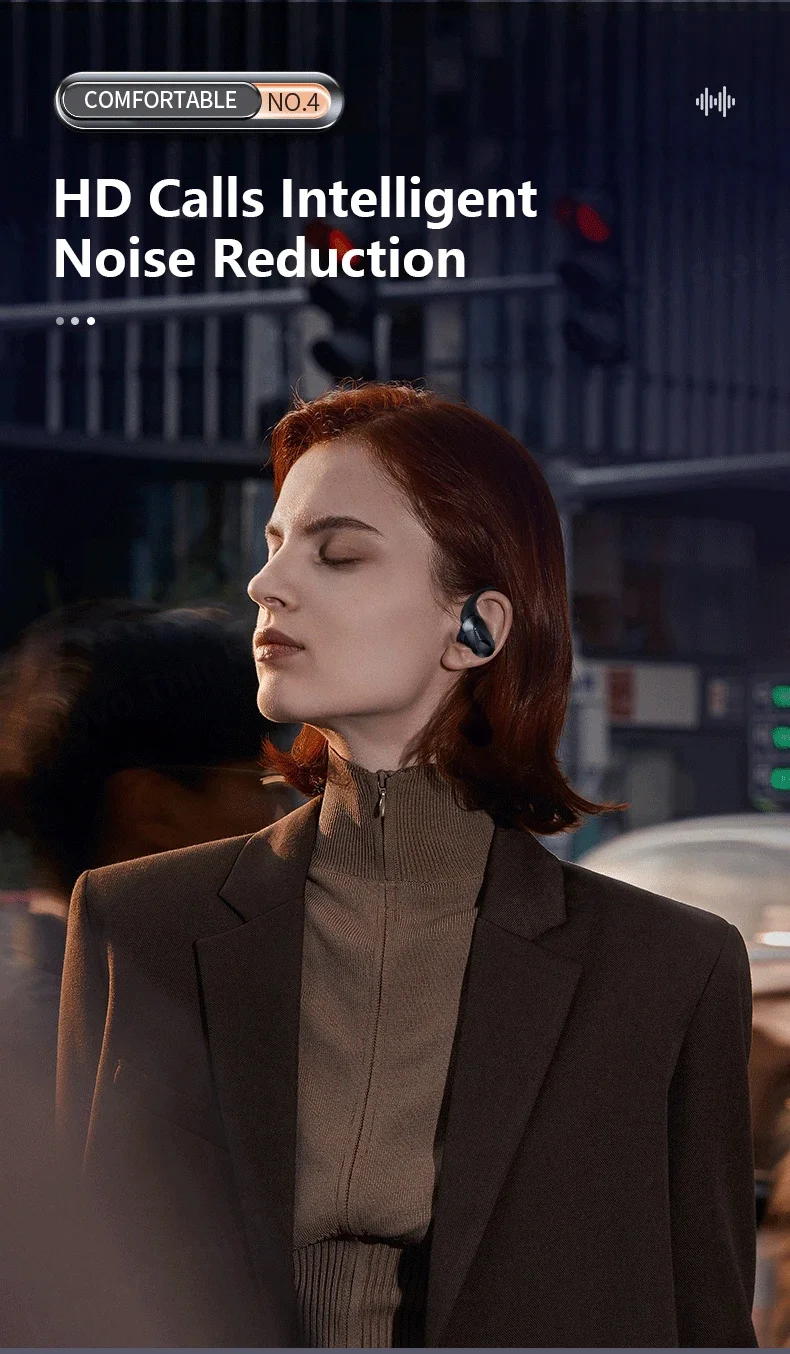Original Lenovo LP75 TWS Bluetooth 5.3 Headphones Wireless Music Earphones LED Digital Display Noise Reduction Game Earbuds