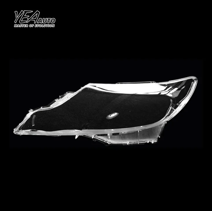 product yea auto car headlight cover lens glass for toyota previa estima 2009   2015 lens cover pc lampshade clear shell-33