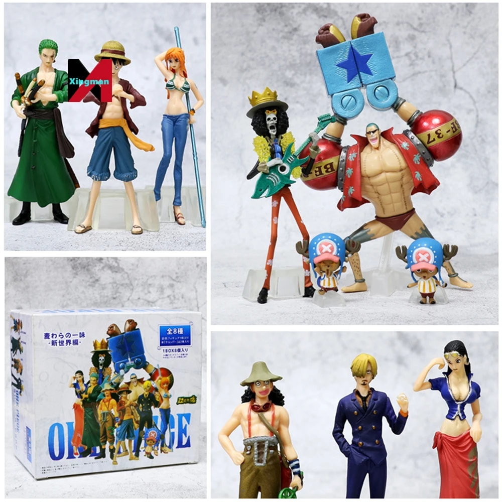 らむ フランキー、ブルック、ウソップ XM 10ピース/セットルフィゾロサンジナミロビンアクション