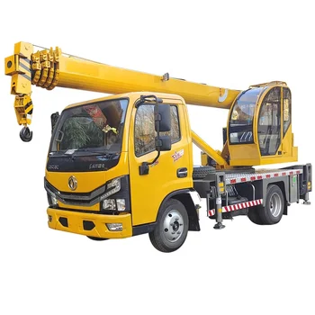 High quality hydraulic telescopic boom crane 5 tons 8 tons truck crane machine for sale