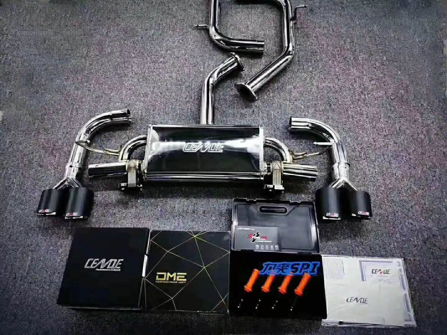 Stainless Steel High Flow Catalytic Converter Universal For Bmw M3 M4