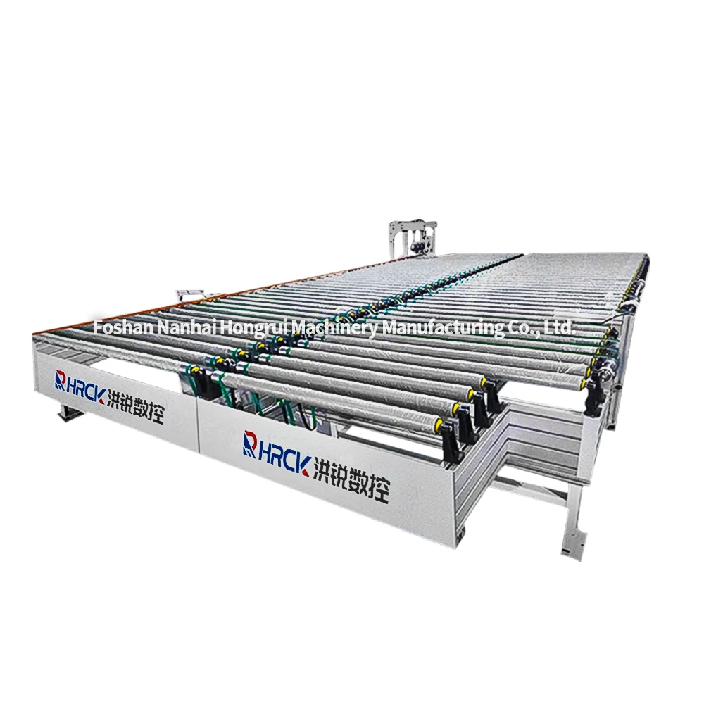 Hongrui high-speed edge sealing and stable conveying double row straight roller table