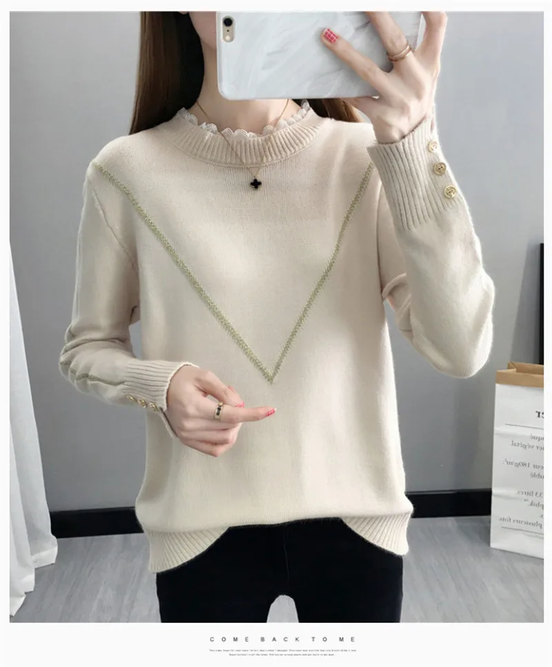 Turtleneck Sweater Women 2022 Autumn Winter Long Sleeve Pullovers Sweaters Female Knitted Tops Jumper Ladies Casual