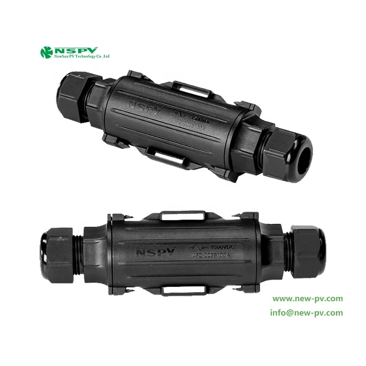 High Quality IP68 Waterproof Solar Fuse Connectors 1500VDC Max. 100A for Power Applications Solar Energy System