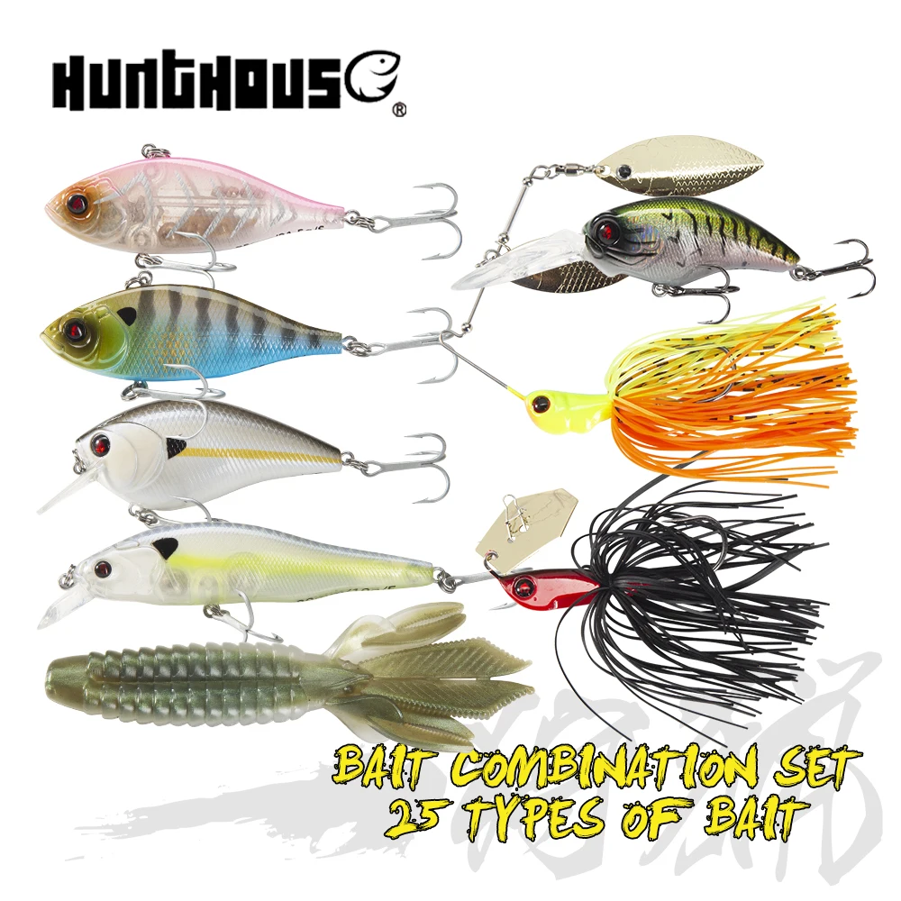 釣り用ルアーの組み合わせ クランクベイト ソフトベイト ミノー