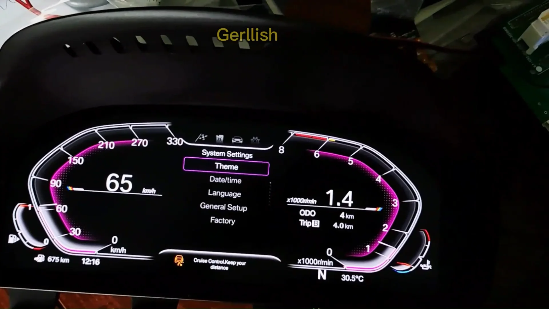 12.3'digital Virtual Cockpit Instrument Cluster For Bmw 5 Series F10