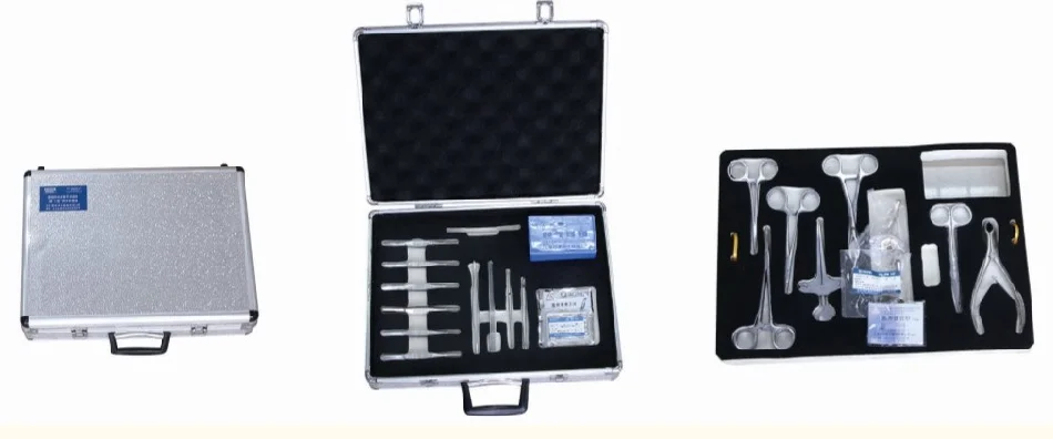 Basic ENT Surgical Instrument Set with Manual Power Source