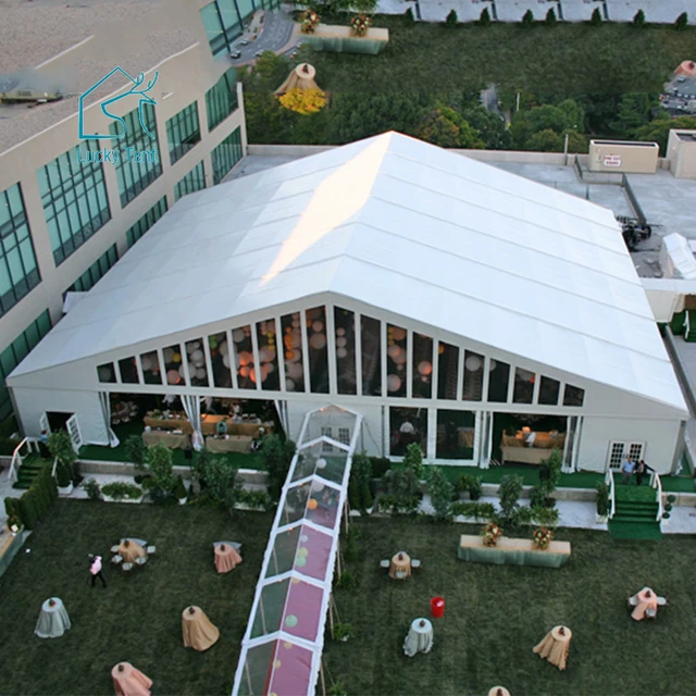 Oxidation Treatment 30x50 Aluminum Frame Trade Show Tent Wedding Tent For Renting Outdoor Events