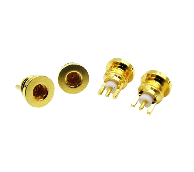 MMCX Round Edge Female Socket Mount PCB Board Straight Round RF Connectors
