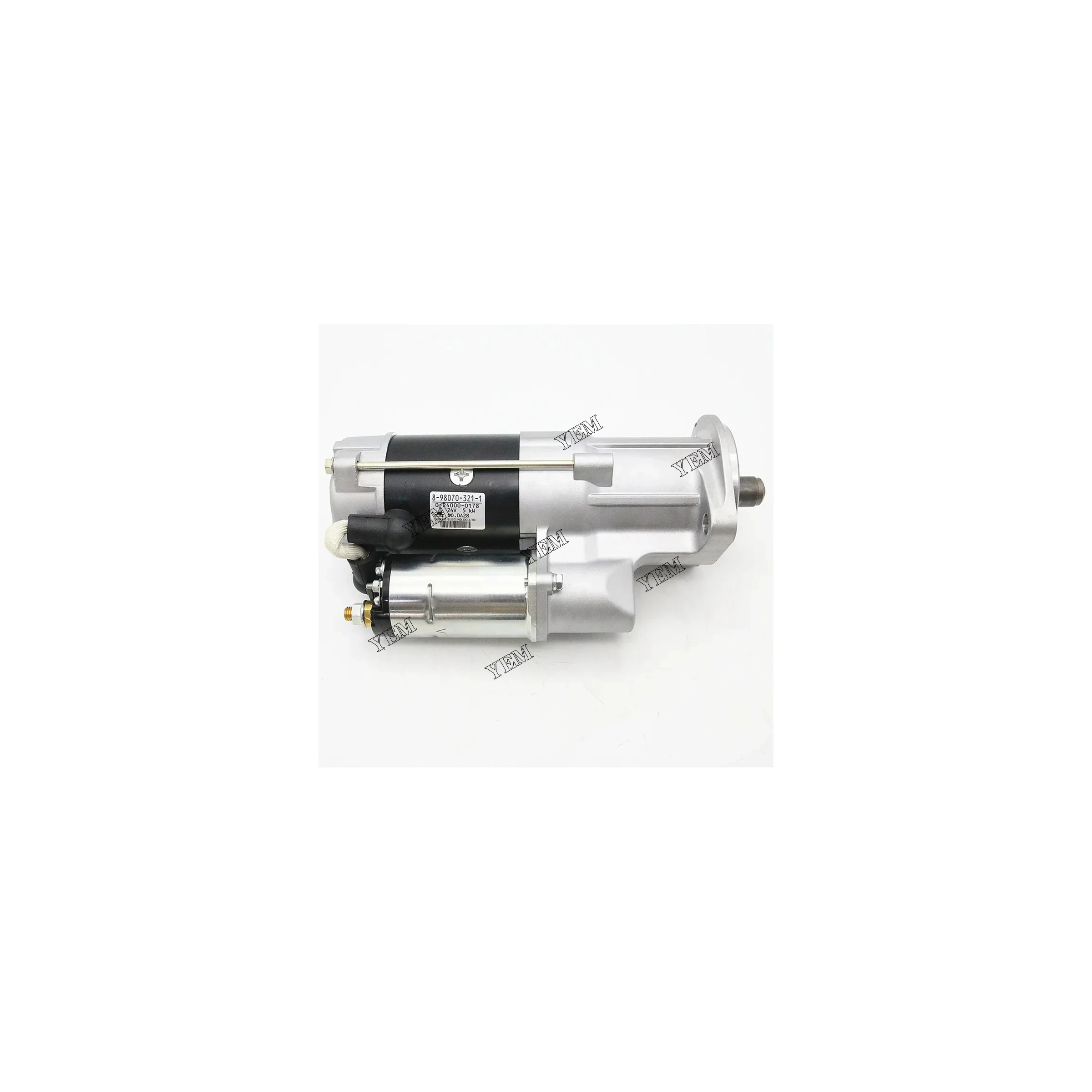 Starter Motor Fits for Isuzu 8980703211 4HK1T Engine 0-24000-0088 0240000178 Standard Size Engine Parts