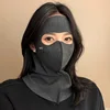 Protector integral de cara y cuello con forro polar (negro)