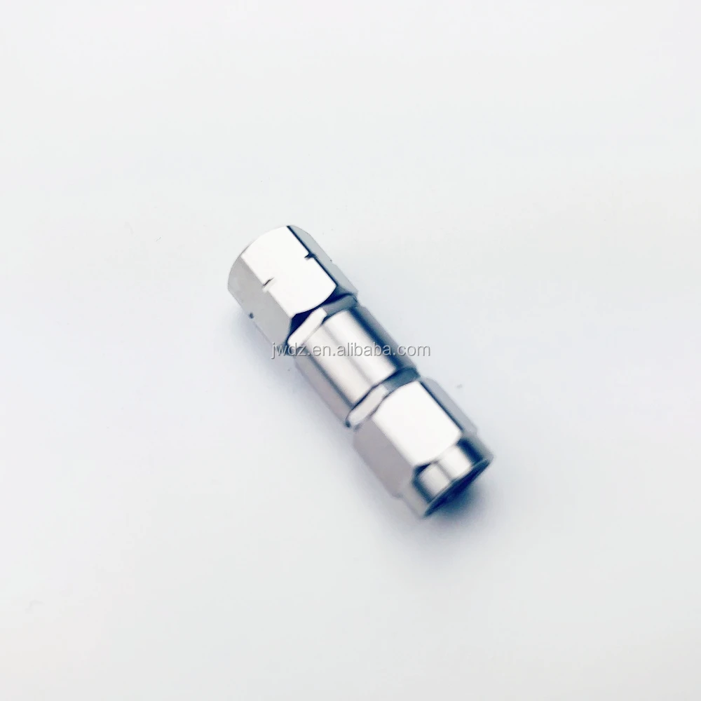 high-frequency millimeter wave rf coaxial adapter 2.4 male to 3.5 male SUS303 DC - 33GHz VSWR1.2 Rf coaxial connector