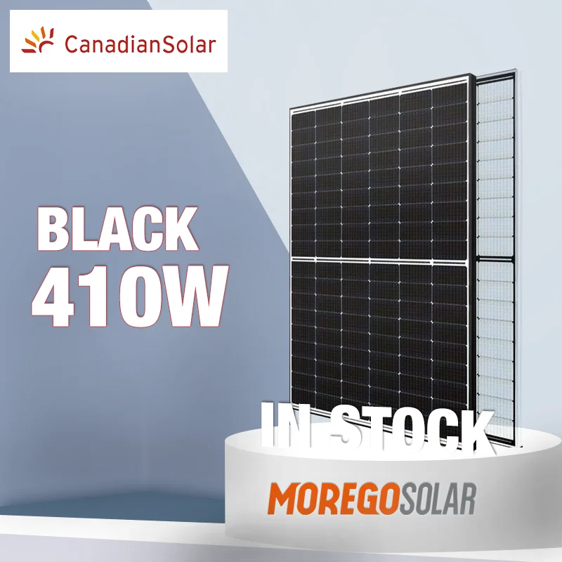 Moregosolar Canadian Solar Panel 410w 405w 400w 415w 420w Black Solar ...