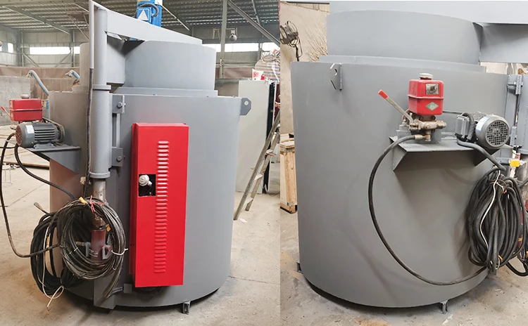 65 kilovatios del pequeño metal de Pit Heat Treatment Furnace que apaga moderando el horno