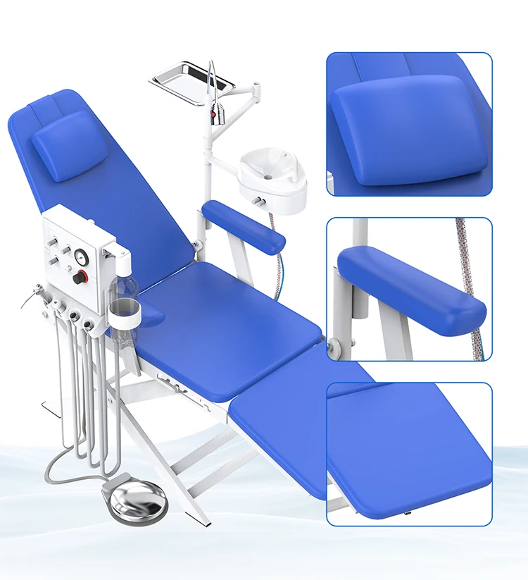 Hot Sale China Dentist Chair Fully Foldable Mobile Dental Chair