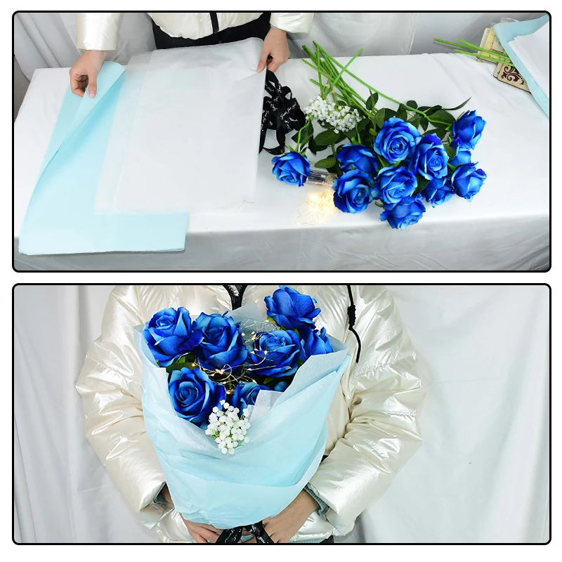 Wholesale Tissue Paper Flower Bouquet Wrapping Paper For Florist