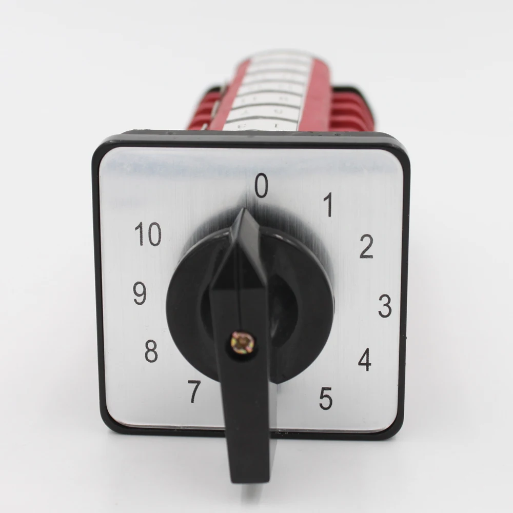KDHC Series 40A Rotary Cam Switch 7 Pole 12 Position Changeover Switch for Welding Machines