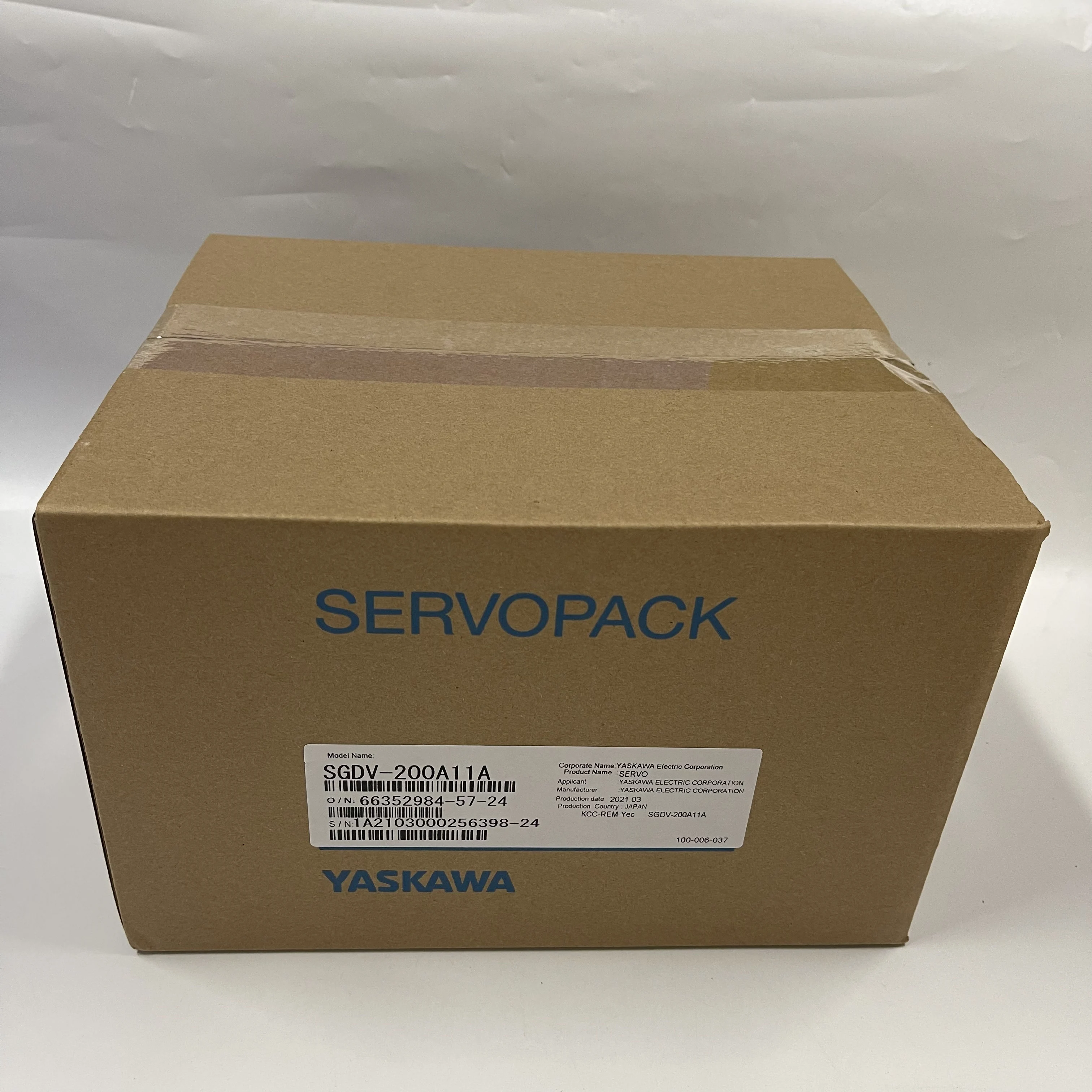 Yaskawa Servopack Servo Drive SGDV-200A11A