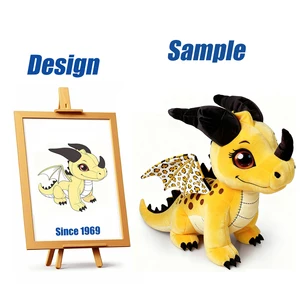 Shengye CPC EN71 Super Soft Plush Dragon Custom Cute Design Company Promotion Stuffed Animal Dinosaur Toy With PP Cotton Filling