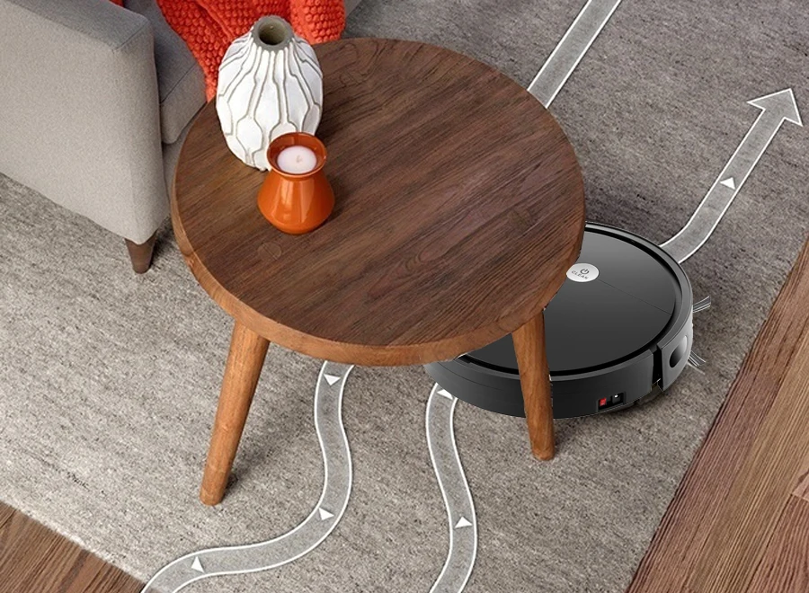 Manufacturer Vacuum Robot Random Cleaning Mini Low Cost Robotic Vacuum Cleaner