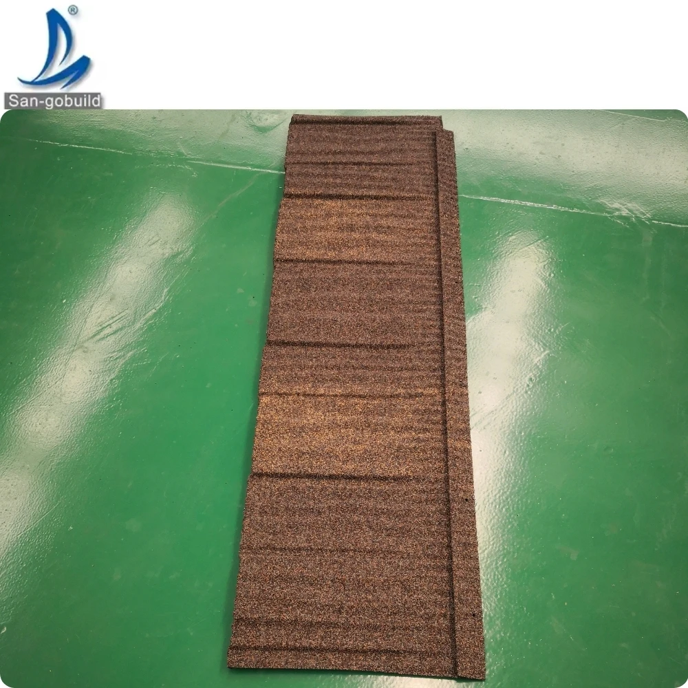 Hidden Fastener 1320*370mm Shake Pro Type Alu-zinc Roofing Sheets Price Roofing Tile Bond Stone Coated Metal Steel Roofing