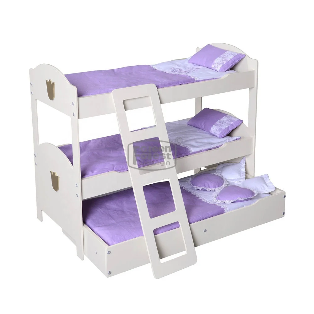 American Girl Bunk Beds Eco-Friendly Wooden Doll Furniture