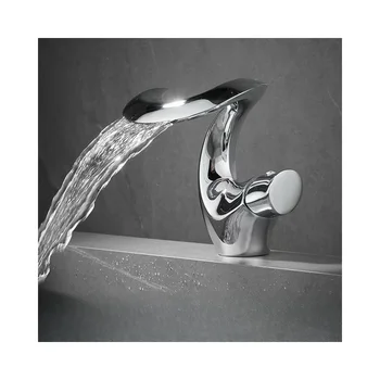Brass Bathroom Basin Faucet Hot and Cold Water Washbasin Taps Creative Luxury Sink Faucet Deck Mounted
