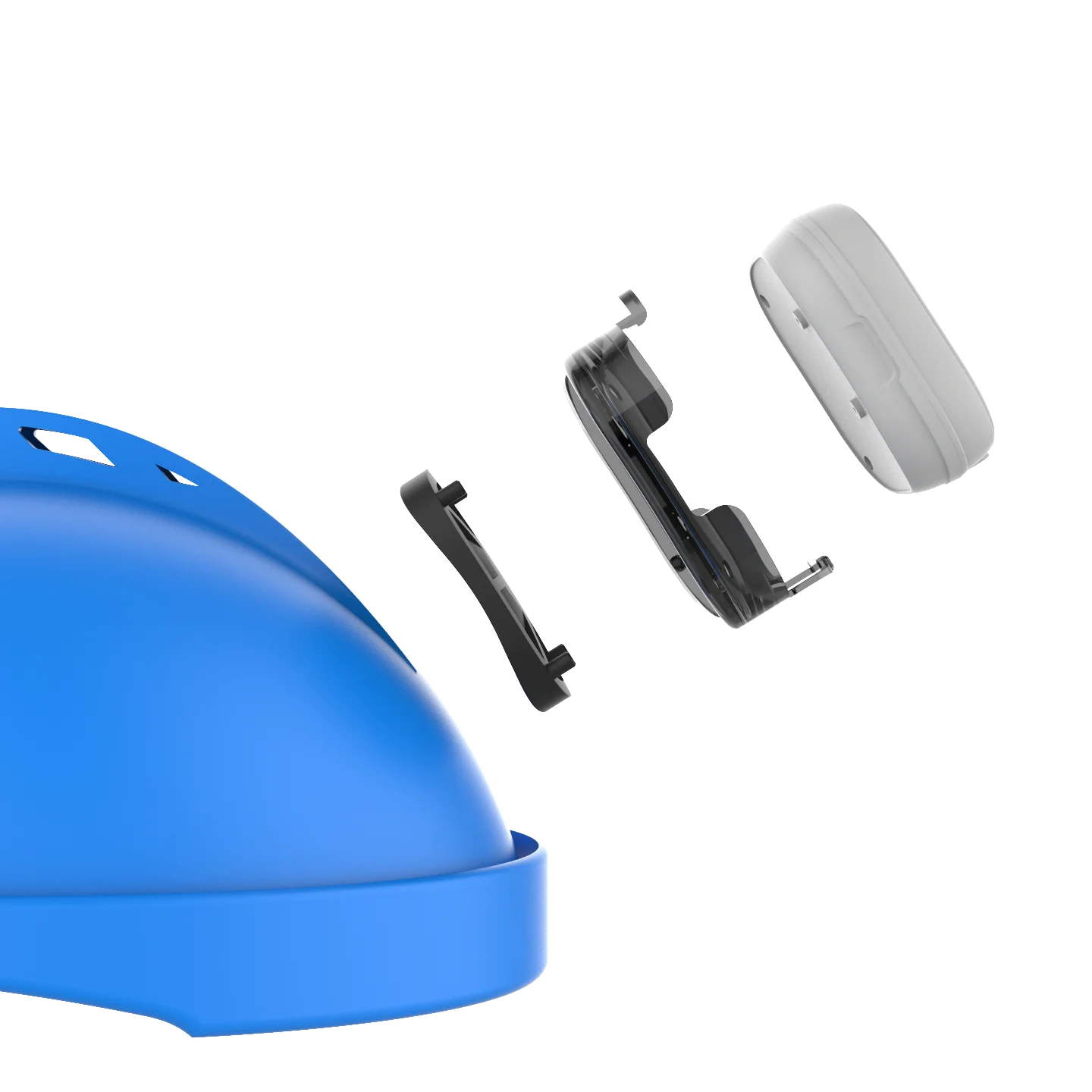 Lansitec GNSS BLE smart gps lora Fall detection and alarm tracking IP66 devices gps helmet tracker