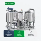Full Set Commercial 300l 500l 1000l 1500l 1800l 2000l Liter Mini Micro Brewhouse Brewery Craft System Beer Brewing Equipment