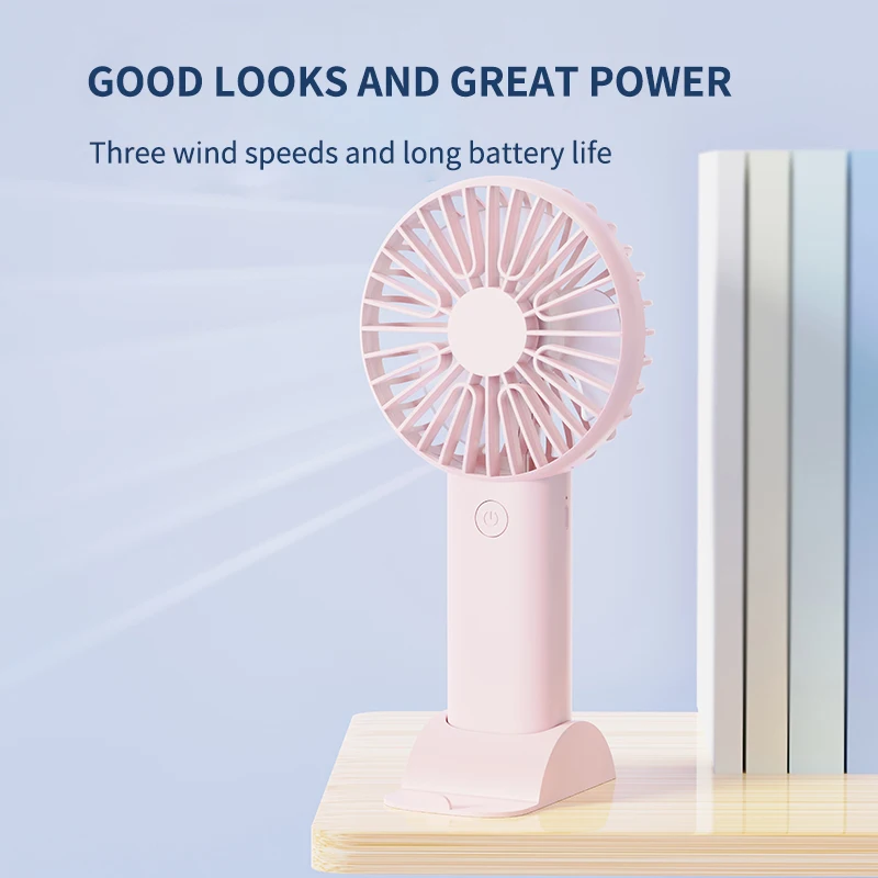 Mini Outdoor Electric Folding Small Handheld Rechargeable Battery Usb Handy Pocket Foldable Mini Portable Fans