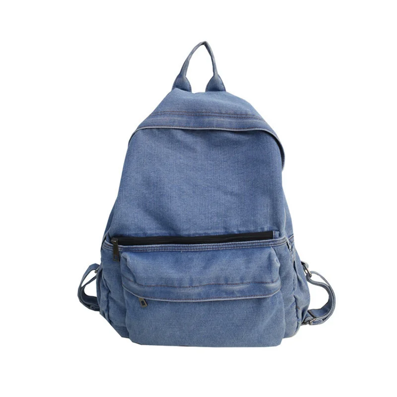 Denim Set Backpack and Mini Bagrecycled Denim Backpackblue 