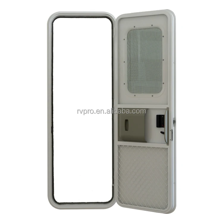 RV Caravan Camper Trailer Door - Durable Aluminum Frame