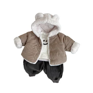 Green Horizon 2022 Autumn Winter Children Padded Cotton Jacket Winter Jacket for Kids Girls Puff Down Hoodie Kids