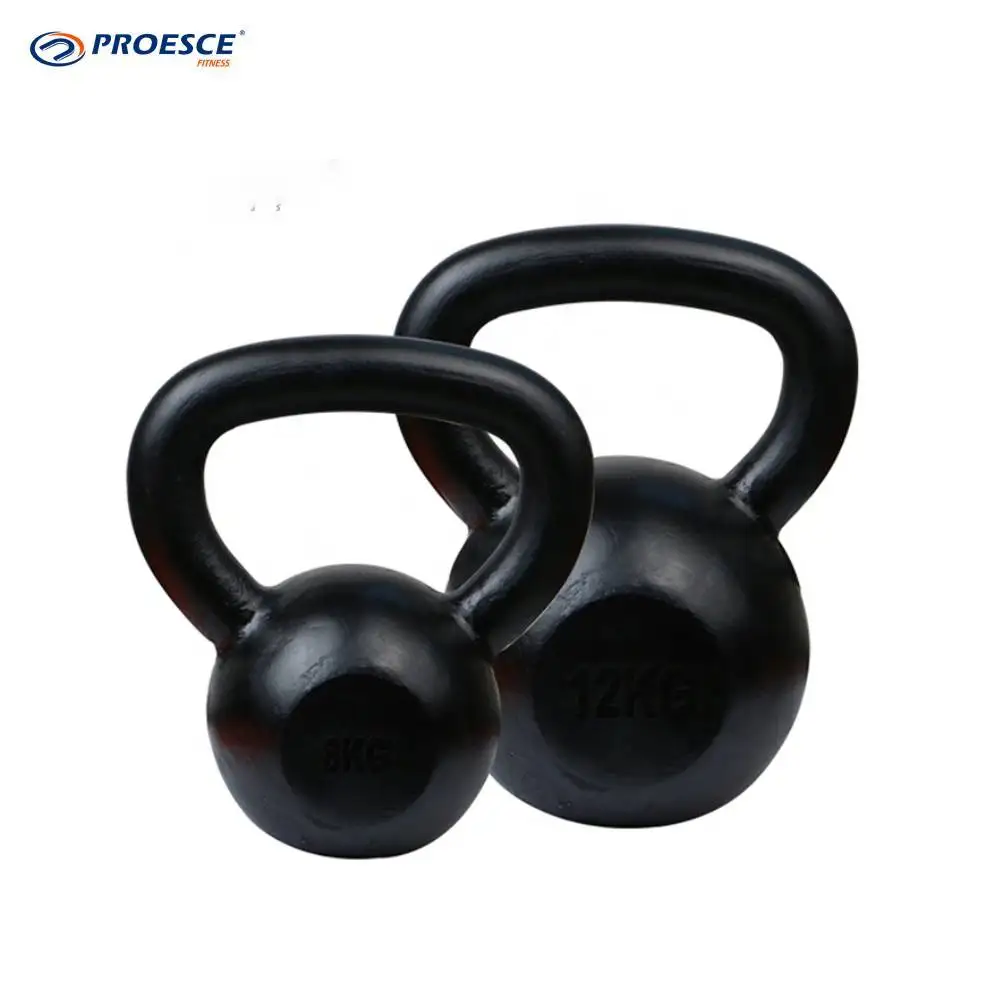 100 Black Painting Kettlebell For Gym Equipment Cast Iron Buy Black