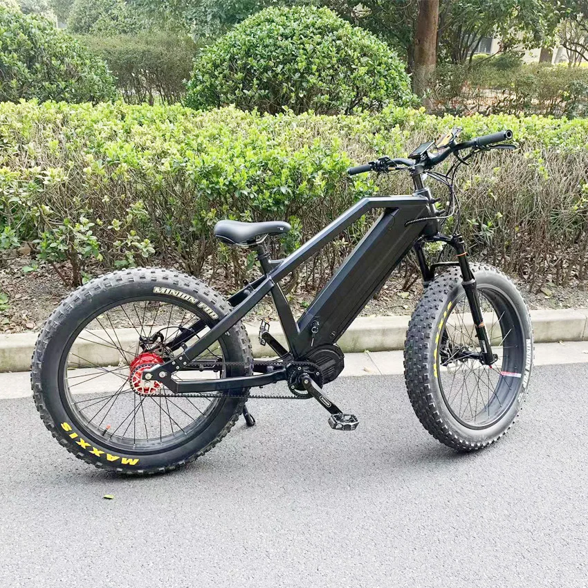 120km+ Long Distance Belt Drive Electric Bike Dual Battery