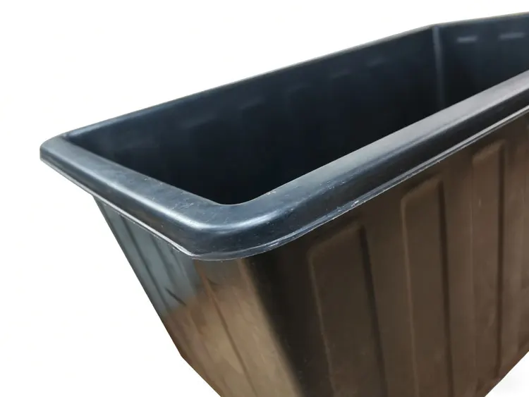 Plasteo® Botte Alimentare 30L Rettangolare Con Coperchio E Manici - Contenitore In Plastica HDPE Per Acqua E Alimenti