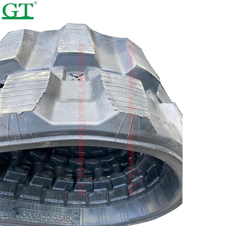 Rubber Track Undercarriage System Excavator Tracks Pads Skid Steel Running Kits Small Vehicle Tractor Harvester Sprocket