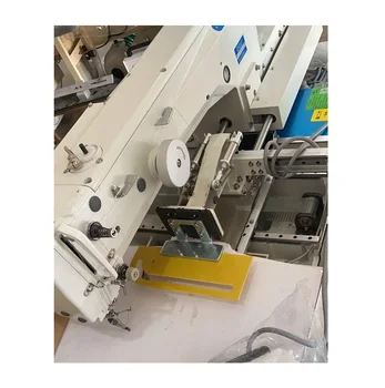 QS-3020-MJ Automatic jeans zipper J stitch machine placket front machine jeans making machine