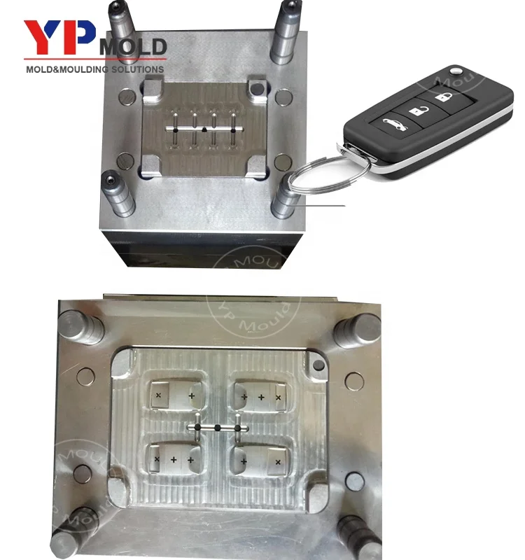 China Factory Injection Molding Manufacturer Customized Plastic Injection Mold Mould for Automobile Car Remote Control Key Shell