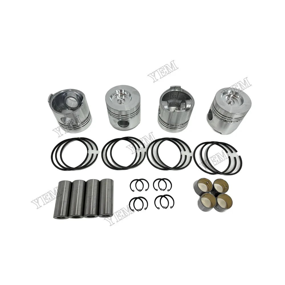 Piston Set With Rings Fit for Weichai ZH4102Y4-1 Engine 6