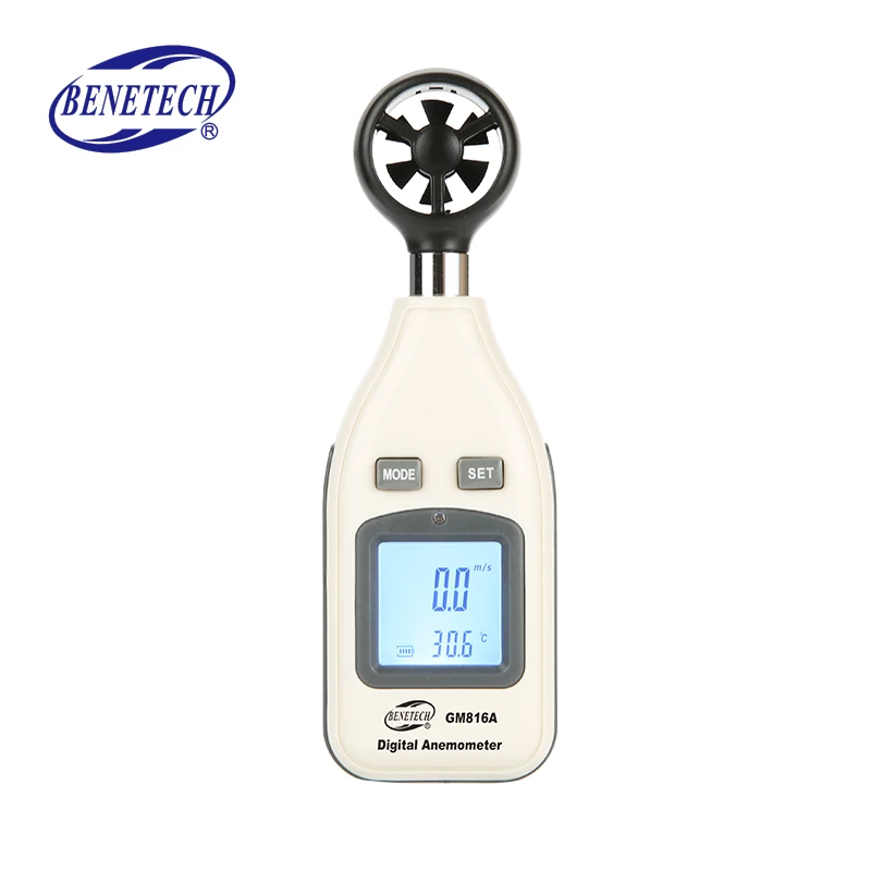 Запись данных Анемометр GM816A портативный цифровой анемометр