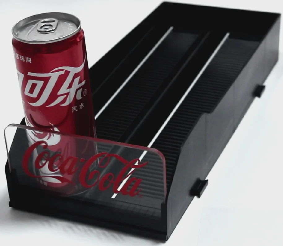 Grocery Store LED Lighting Beverage Display Rack Promotion Box