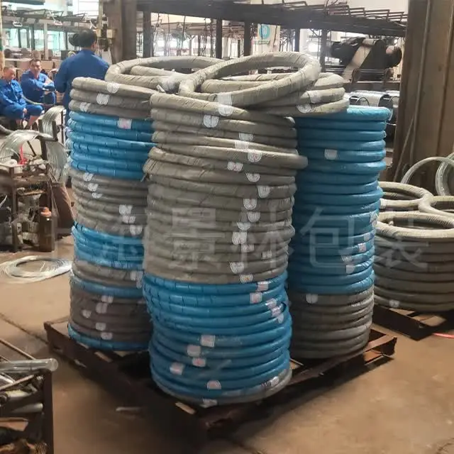 JL Automatic Horizontal Steel Wire Rope Packaging Machine Steel Wire Rope Wrapping Machine