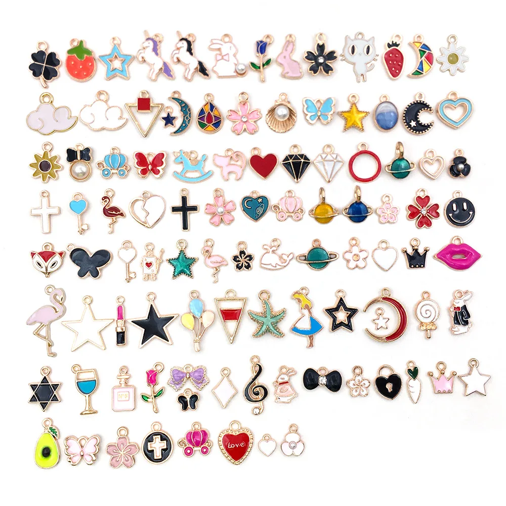Wholesale Enamel Charms Random Mixed Animal Flower Unicorn Bow Alloy  Necklace Bracelet Drop Oil Jewelry Making Accessory - Buy Charms For  Jewelry Making,Designer Charms For Diy Bracelet,Charm Product on Alibaba.com