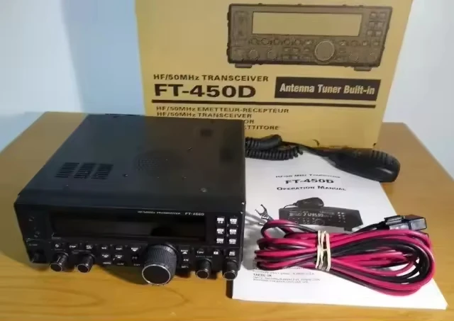 YAESU FT-450D Transceiver - 100W Dual Band Radio for Vehicles