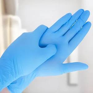 Touchntuff Micro-Touch Medical Antistatic Gloves Powder-Free Disposable Blue Nitrile Examination Gloves