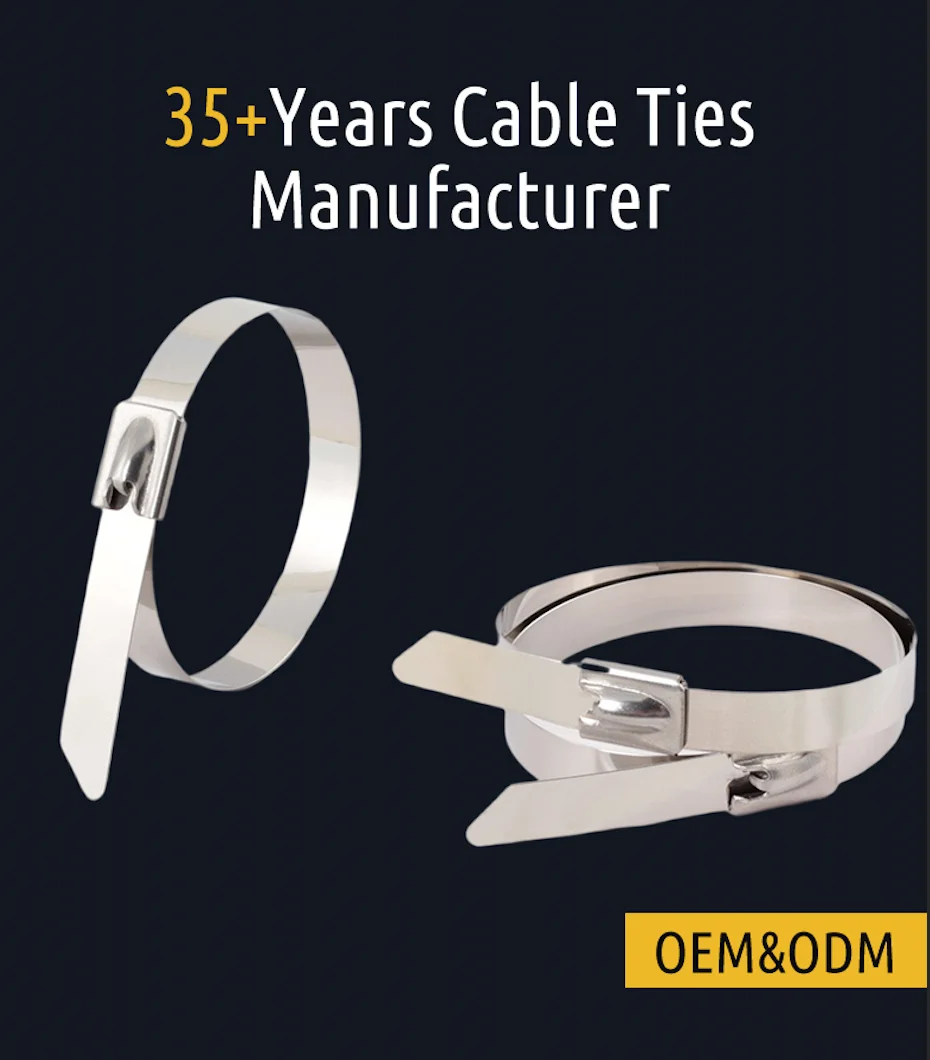 cable ties with metal lock