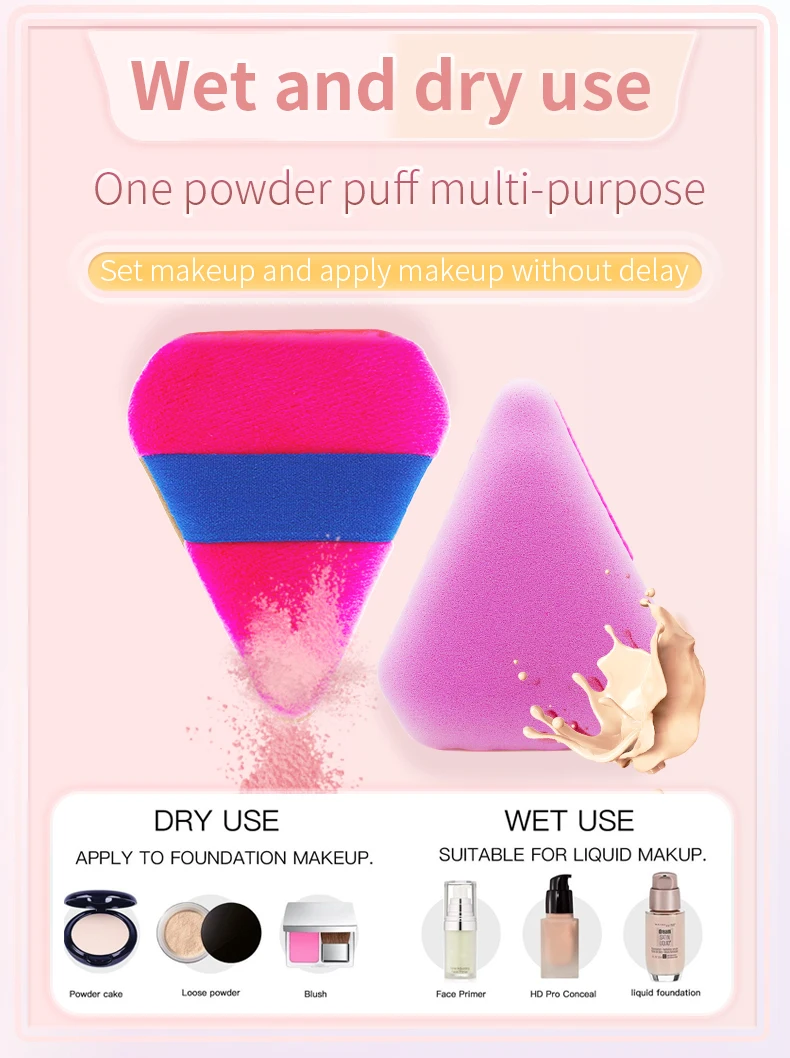 Private Label Makeup Cosmetic Puffs Make Up Accessories Beauty Tools